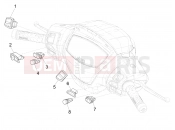 PIAGGIO Medley 150 ie ABS (RP8MB0200) Selectors - Switches - Buttons