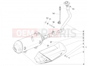 PIAGGIO Medley 150 ie ABS (RP8MB0200) Silencer
