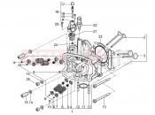 PIAGGIO MP3 350  Maxi Sport Cylinder head unit - Valve