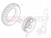 PIAGGIO Piaggio 1 Motorcycle Front wheel