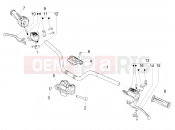 PIAGGIO Piaggio 1 Motorcycle Handlebars - Master cil.