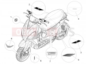 PIAGGIO Piaggio 1 Motorcycle Plates - Emblems