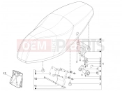 PIAGGIO Typhoon 50 4T 4V (USA / CA) Saddle/seats