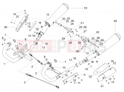 Exhaust pipe - Motoguzzi V7 III Rough 750 2021