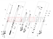 MOTOGUZZI V85 TT Travel Pack Front fork Kayaba
