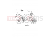 Bodywork - Decals - Triumph DAYTONA 600 & 650 2005