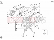 DUCATI Supersport 620 S VERTICAL CYLINDER HEAD » VALVE DRIVE