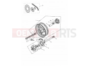 Triumph 1996 TRIDENT Rear Wheel & Final Drive