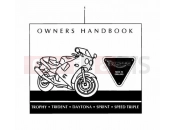 Triumph 1993 SPEED TRIPLE (CARBS) Owners Handbook 1994 Models