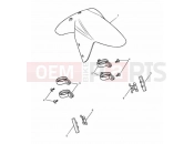 TRIUMPH SPEED TRIPLE 141872 > 210444 Front Mudguard
