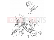 TRIUMPH SPEED TRIPLE 141872 > 210444 Rear Mudguard & Battery Box