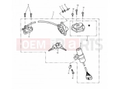 TRIUMPH SPEED TRIPLE 141872 > 210444 Ignition Switch & Lock Set