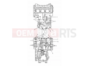 TRIUMPH SPEED TRIPLE 141872 > 210444 Crankcase Fixings