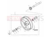 TRIUMPH SPEED TRIPLE 141872 > 210444 Front Wheel