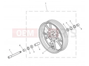 Triumph 2014 SPEED TRIPLE 461332 > 735437 Front Wheel