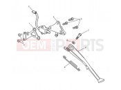 TRIUMPH SPEED TRIPLE 461332 > 735437 Sidestand