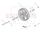 Front Wheel 602553 - Triumph SPEED TRIPLE R > 735336 2014