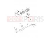Triumph 2013 SPEED TRIPLE R > 735336 Gear Selector Drum 563846