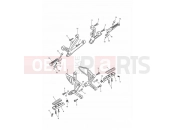 Triumph 2005 SPEED FOUR Footrests & Mountings