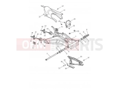 Triumph 2021 TRIDENT 660 Swingarm Assembly