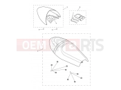 Triumph 2018 THRUXTON R Seat Assembly & Toolkit 804036