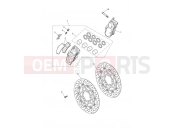 Triumph 2020 Thruxton RS Front Brake Caliper & Disc