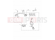 Triumph 1996 SPRINT CARBS Ignition Switch & Lock Set Sprint Executive