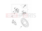 Triumph 2000 SPRINT RS > 139276 Rear Brake Caliper & Disc