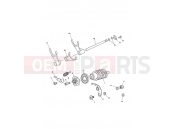 Triumph 2011 SPRINT GT Gear Selector Drum > Eng No 563846
