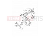 Triumph 2000 ADVENTURER Rear Brake Caliper & Disc