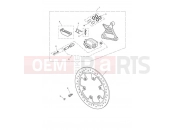 Triumph 2012 ROCKET III, CLASSIC & ROADSTER Rear Brake Caliper & Disc