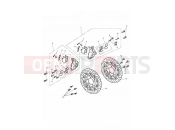 Triumph 2014 THUNDERBIRD COMMANDER Front Brake Caliper & Discs
