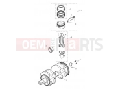 Triumph 2012 BONNEVILLE T100 EFI Crankshaft, Connecting Rods & Pi