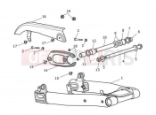 Triumph 2016 BONNEVILLE T100 Swingarm Assembly