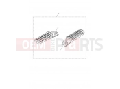 Triumph 2018 BONNEVILLE T100 Rear Footrest, Pair
