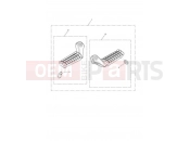 Triumph 2018 BONNEVILLE T100 Front Footrest, Pair