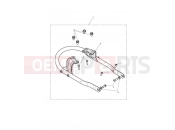 Mounting Kit, Grab Rail, Black - Triumph BONNEVILLE T100 2019