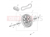 Triumph 2021 BONNEVILLE T100 Front Wheel