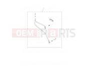 Triumph 2021 BONNEVILLE T100 Pannier Rail Kit, LH