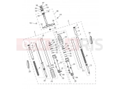 Front Forks & Lower Yoke - Triumph BONNEVILLE T120 2016