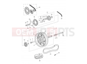 Rear Wheel - Triumph BONNEVILLE T120 2016