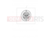 Triumph 2017 BONNEVILLE T120 Clutch Badge, Ribbed, Chrome