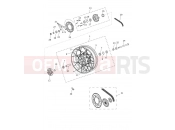 Triumph 2021 SCRAMBLER 1200 XC Rear Wheel
