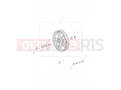 Triumph 2014 Tiger 800 > 674841 TIGER 800 Front Wheel