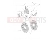 TRIUMPH Tiger 800 674842 > TIGER XC Front Brake Caliper & Disc