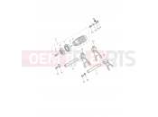 Triumph 2018 TIGER 800 XCA 855532 > Gear Selector Drum