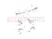 Footrests & Mountings - Triumph TIGER 800 XCA 855532 > 2019
