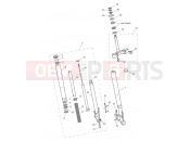 Triumph 2019 TIGER 800 XRX 855532 > Front Forks & Lower Yoke LR