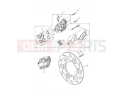 Triumph 2004 SPEEDMASTER CARBS Front Brake Caliper & Disc