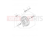 Triumph 2005 SPEEDMASTER CARBS Front Wheel